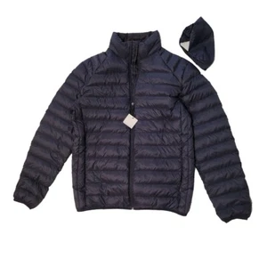 Calvin Klein Men's Navy Blue Puffer Packable Down Jacket Coat Size S with bag - Picture 1 of 22