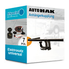 Produktbild - Für Peugeot 607 01.05- AUTO HAK Anhängerkupplung abnehmbar + 7polig E-Satz neu