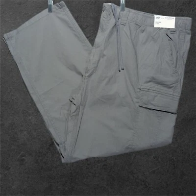 Arizona Jean Co Skater Flex Pants Men's 5XLT Gray Relaxed Fit - Image 1 of 3