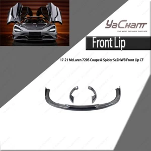 Carbon Se²NWB Front Bumper Lip Spoiler For 17-21 McLaren 720S Coupe & Spider - Picture 1 of 24