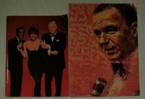 (2) FRANK SINATRA 1976 CONCERT PROGRAM LOT MADISON SQUARE GARDEN/LIZA MINNELI - Picture 1 of 2