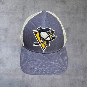 CCM Pro Ok’d Pittsburg Penguins Mesh Snapback Trucker Hat Cap NHL Adjustable - Picture 1 of 7
