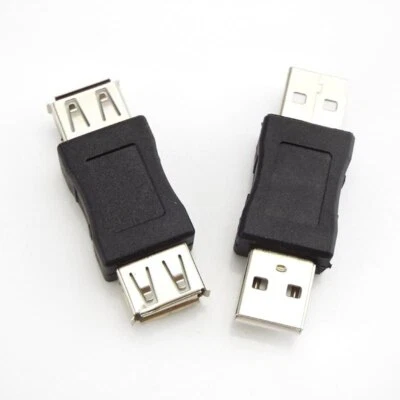 Type A USB Male to Male/ Female to Female Adapter Connector Plug - Image 1 of 4