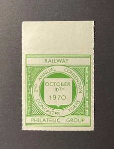 Railway Filatelic Group - Doncaster - Convención de York del Reino Unido - 10 de octubre de 1970 - Imagen 1 de 2
