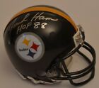 Jack+Ham+HOF+1988+Signed+Autographed+Riddell+Pittsburgh+Steelers+Mini+Helmet
