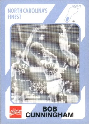 1989 Collegiate Collection North Carolina's Finest #124 Bob Cunningham - Image 1 of 2