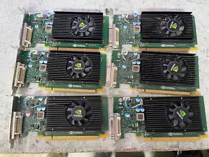 Lot of 6 NVidia Quadro NVS 315 1GB Video Card w/ Dual DVI adapter 720625-001 - Picture 1 of 2