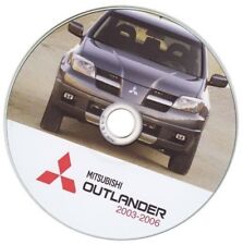 Mitsubishi Outlander (2003-2006) manuale officina workshop manual