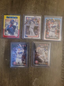 Pete Crow-Armstrong 5 Card RC Lot Heritage, Topps, Bowman, Holiday - Picture 1 of 2