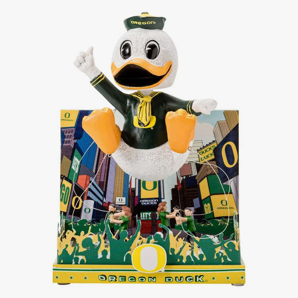 The Oregon Duck Oregon Ducks Thanksgiving Mascot Bobblehead NCAA College - Image 1 of 1