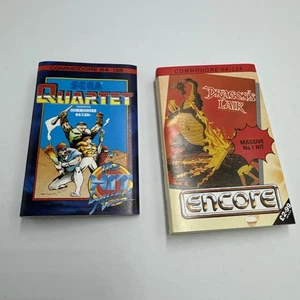 2x Datasette Nur Cover Inlays Top Zustand Original  C64 C128 Commodore - Bild 1 von 2