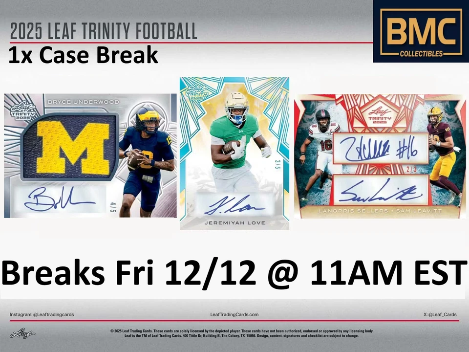 Gary Payton 2025 Leaf Trinity Football JUMBO 1x Estuche Break #4 Foto 1 de 1