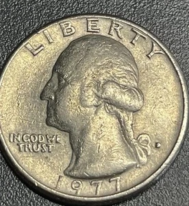 1977 D Error Quarter( “D” filled) - Picture 1 of 9