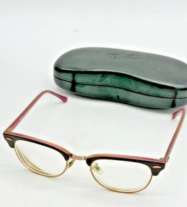 Occhiali da vista Ray-Ban marrone lucido su rosa RB 5154 5886 con custodia 51 21 145 - Foto 1 di 16