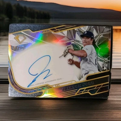 Jackson Jobe 2025 Topps Auto Diamond Icon 04/25  #acc-jjo RC/SSP/AUTO On Card - Image 1 of 4