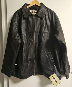 Vintage North End Coca Cola Leather Jacket Size XL Brand New With Tags - Picture 1 of 16