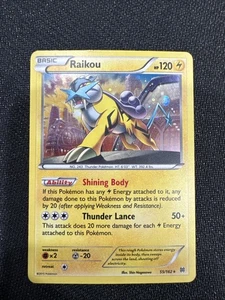 Raikou 55/162 Reverse Holo Rare 2015 XY BREAKthrough Pokemon Karte - Bild 1 von 2