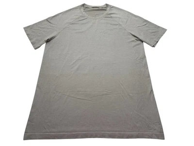 Camisa de manga corta grande de lino crudo Lululemon Metal Vent Tech para hombre Foto 1 de 4