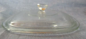 PYREX REPLACEMENT TOP COVER FOR 7" SQUARE GLASS BAKING DISH CASSEROLE - Picture 1 of 3