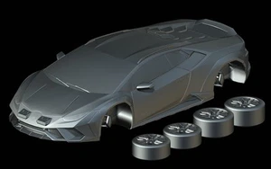 STL File - Lamborghini Huracan Sterrato - 3D Print 1/87 1/64 1/43 1/32 1/24 1/18 - Picture 1 of 7