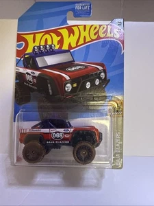 Ford Bronco Custom-Rojo-2022 Hot Wheels 74/250-Baja Blazers 8/10-Levantado 4x4 - Imagen 1 de 6
