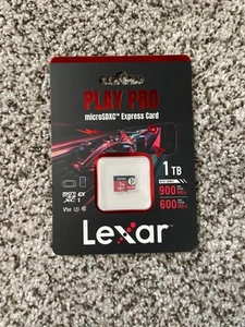 Lexar 1TB PLAY PRO microSDXC Express Card (LMSXPS0001T-BNNNU) SHIPS IMMEDIATELY✅ - Picture 1 of 7
