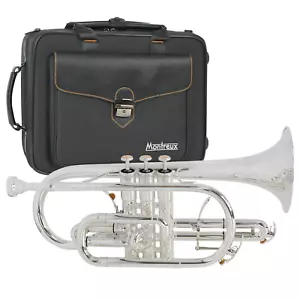 Concert Series Bb Cornet-Pro Tuning Triggers,Gold-Brass,Silver Plated - Montreux - Picture 1 of 4