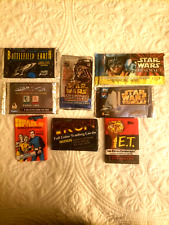9 Wax Packs Non Sports Cards Space 1999, Tron, Star Wars Chrome, Star Trek Etc.