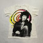 Vintage 80s Jimi Hendrix Spiral T Shirt XL Single Stitch USA Hanes heaven smiles