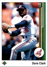 1989 Upper Deck Dave Clark .. Cleveland Indians #517