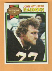 John Matuszak Oakland Raiders 1979 Topps #108 Oak Creek Wisconsin 6Z