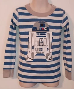 Hanna Andersson x Star Wars Kids Size 14 Pajama Shirt Long Sleeve R2D2 Blue - Picture 1 of 3