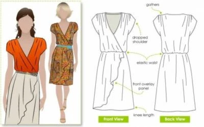 Style Arc Sewing Pattern Mia Dress Sizes 18-30 - Image 1 of 2