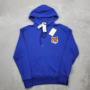 Maison Kitsune Hoodie Mens Medium Sweatshirt Sweater Fox Paris Embroidered Adult - Picture 1 of 11
