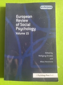 European Review of Social Psychology: Volume 15 by Miles Hewstone (2019,... - Picture 1 of 4