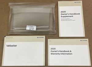 2020 20 Hyundai Veloster Owners Manual Users Guide Set in Storage Case - Bild 1 von 4