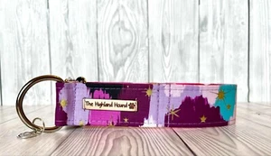 1.5" Moonlight Handmade Fishtail Martingale Dog Collar Greyhound Whippet Lurcher - Picture 1 of 7