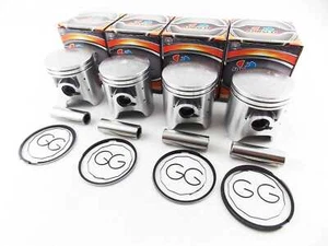 YAMAHA RZV500 YPVS 84-86 0.5mm O/S FORSETI PISTON SET 56.9mm RINGS PIN CLIPS - Bild 1 von 4