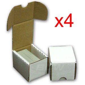 (4) BCW 100 Count Storage Box Fits Magic MGT Pokemon Sports Trading Cards - Picture 1 of 2