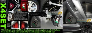 Calcomanía de pinza de freno pegatina para caber 5L sobrecargada para pinza más grande x4XKR - Imagen 1 de 1