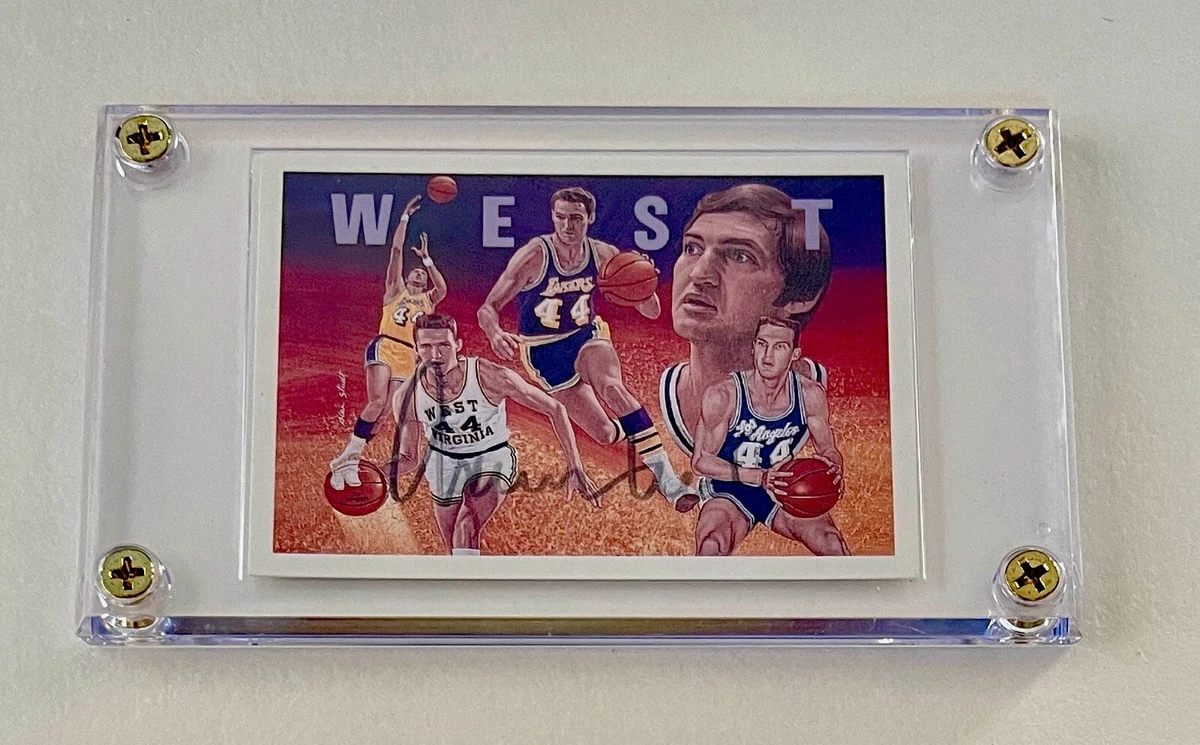 Upper Deck Jerry West Autographed Basketball Trading Cards