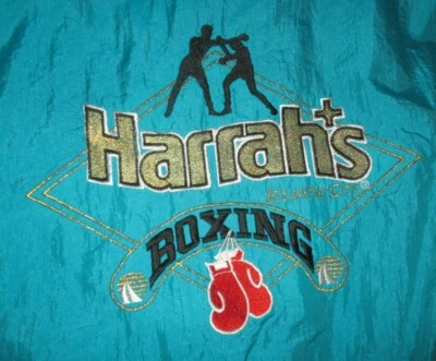 Chaqueta Back Bay Exchange HARRAH's Atlantic City BOXING Bordada (XL) Foto 1 de 4