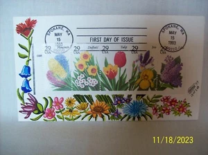 C W Wray Funda Primer Día para Flores Primavera Desde 1993 13/20 - Imagen 1 de 1