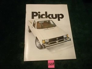 NOS 1982 VW VOLKSWAGEN PICKUP  Original Dealer Sales Brochure ~ #1128 - Picture 1 of 5
