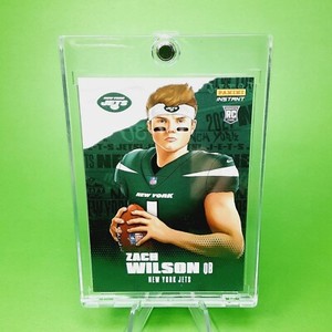 Zach Wilson PANINI **FIRST JETS JERSEY** ROOKIE CARD - MINT - W/CASE