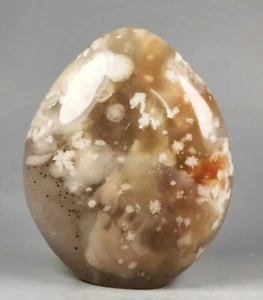 Llama natural copo de nieve flor de cerezo ágata cristal Standup Madagascar - Imagen 1 de 10