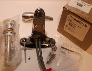 Symmons S202WPP - Symmetrix 1-Handle Centerset Faucet W/Push-Pop Drain - Chrome - Picture 1 of 6