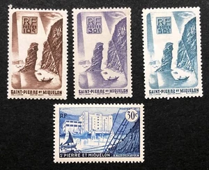 St. Pierre et Miquelon • SC #324, 325i, 327i (MHR) & 346i (MNH) - Picture 1 of 2