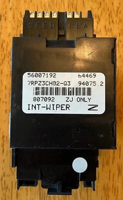 93 94 95 Jeep Grand Cherokee Jeep ZJ Intermittent Wiper Relay 56007192 Tested!! - Image 1 of 4