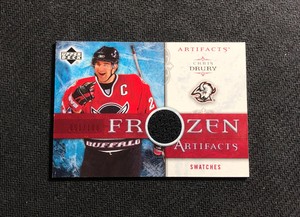 2006-07 UPPER DECK ARTIFACTS CHRIS DRURY FROZEN JERSEY RED FA-CD #ed 51/100